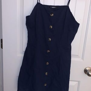 Navy blue summer dress